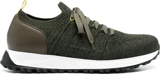Textured Low-Top Trainers