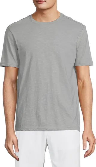 Cotton Slub Crewneck Tee Shirt
