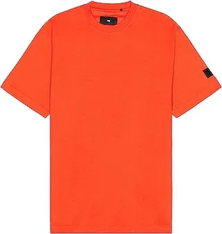 Y-3 Yohji Yamamoto Relaxed Tee in Orange