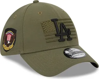 Men's New Era Green Los Angeles Dodgers 2023 Armed Forces Day 39THIRTY Flex Hat