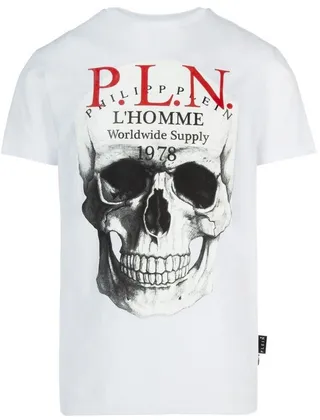 Philipp Plein Skull Printed Crewneck T-Shirt