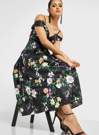 Floral Print Skirt