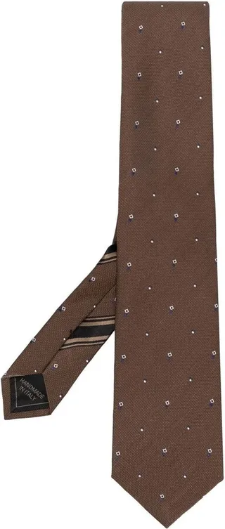 Embroidered-Pattern Design Tie