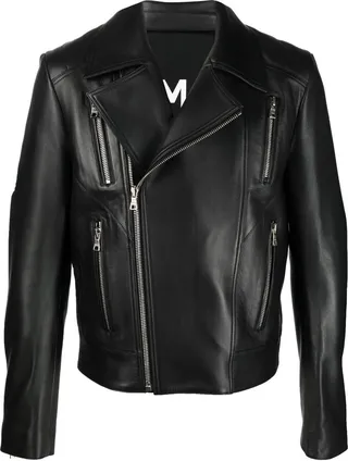 Zip Leather Jacket