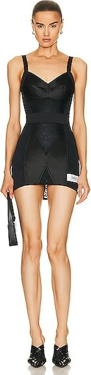Dolce & Gabbana Corset Mini Dress in Black