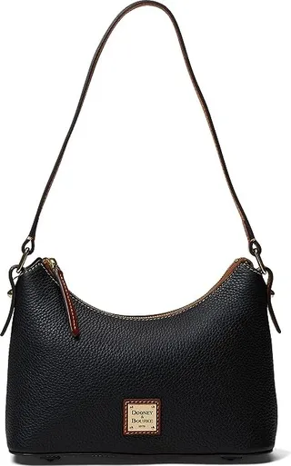 Dooney & Bourke Pebble Baguette (Black) Handbags