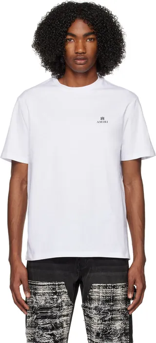 AMIRI White M.A. Bar Club T-Shirt
