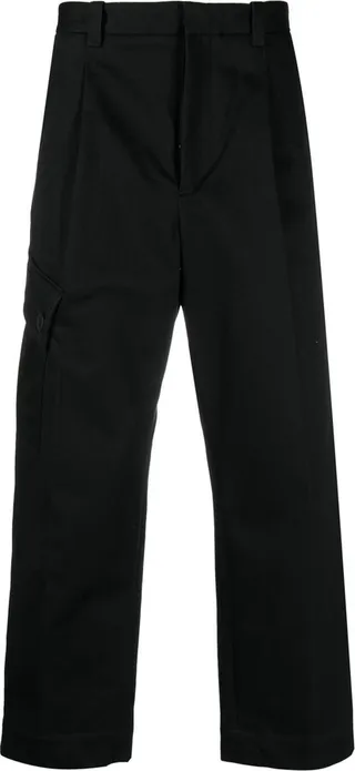 Cargo-Style Cropped Trousers