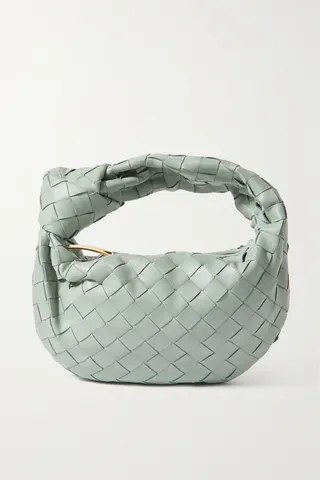 Bottega Veneta - Jodie Mini Knotted Intrecciato Leather Tote - Green