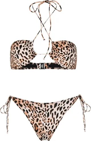 Leopard-Print Bikini