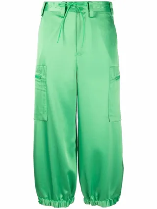 Cropped Cargo Trousers