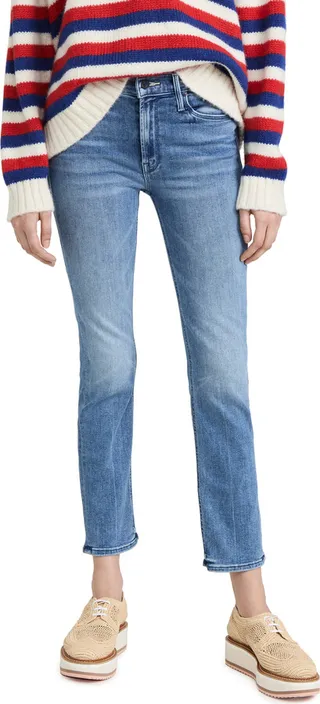 MOTHER The Mid Rise Dazzler Ankle Jeans
