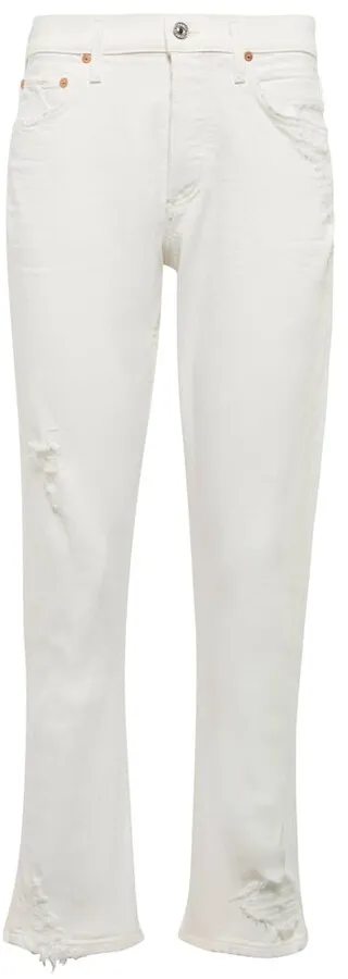 Emerson mid-rise distressed boyfriend jeans