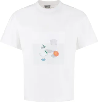 Jacquemus Tableau Graphic Printed Crewneck T-Shirt