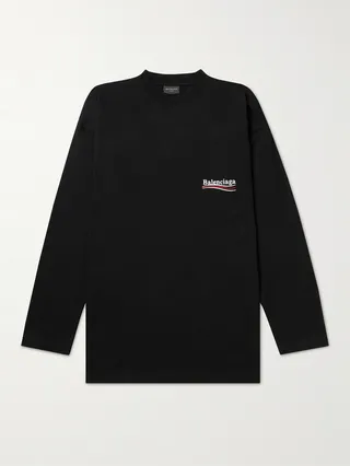 Logo-Embroidered Cotton-Jersey T-Shirt