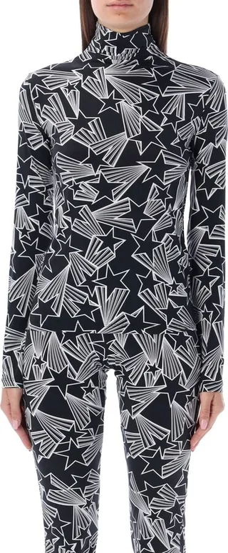 Shooting Stars Turtle Neck Top