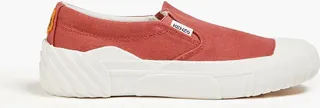 Tiger Crest canvas slip-on sneakers