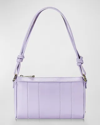 Maggie Knot Woven Leather Shoulder Bag