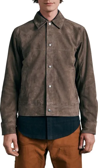 Owen Suede Trucker Jacket