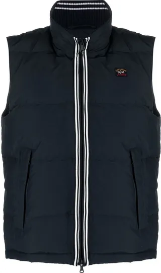 Logo-Patch Padded Waistcoat