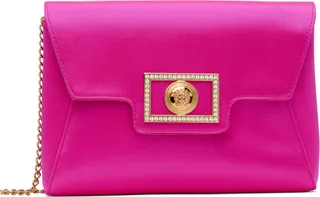 Versace Pink Crystal La Medusa Bag
