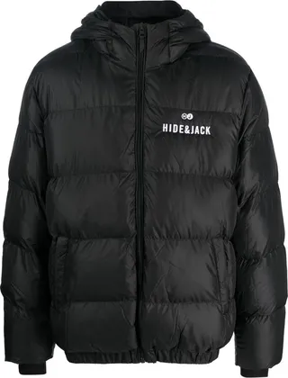 Logo-Embroidered Padded Jacket
