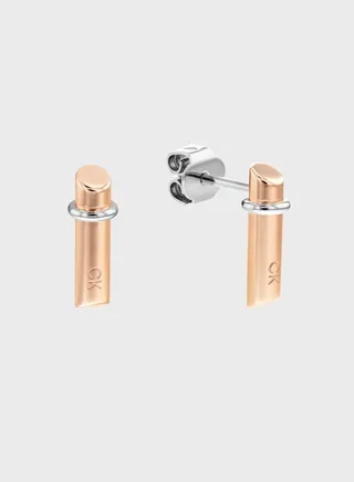 Elongated Linear Stud Earrings