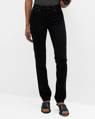 Kimmie Mid-Rise Straight Jeans