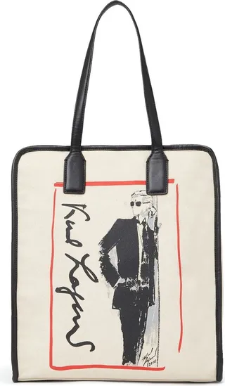 Karl Series canvas tote bag