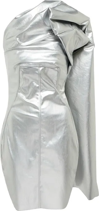 Metallic minidress