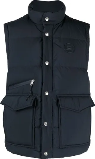 High-Neck Padded Gilet