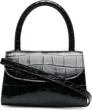 Mini embossed tote