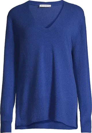 Relaxed Cashmere V-Neck Sweater
