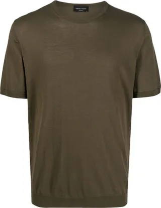 crew-neck short-sleeve T-shirt