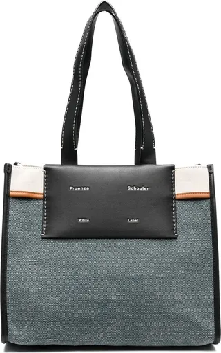 Large Morris canvas tote bag