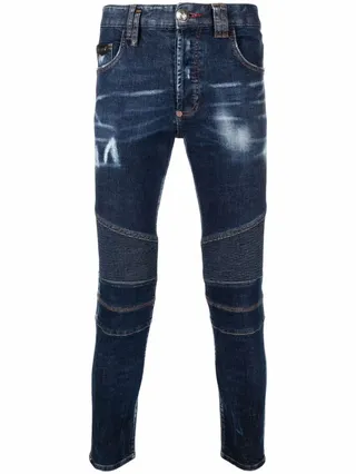 Panelled Skinny Jeans
