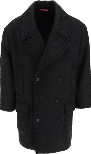 Valentino Double-Breasted Long-Sleeved Coat