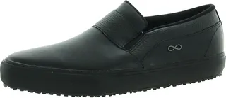 Rush Womens Leather Slip On Slip-On Sneakers
