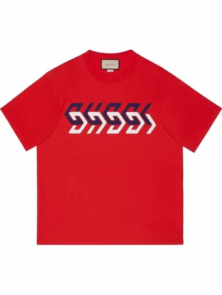 graphic logo-print T-shirt