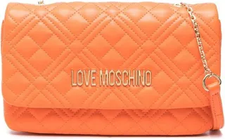 Logo-Plaque Quilted Crossbody Bag
