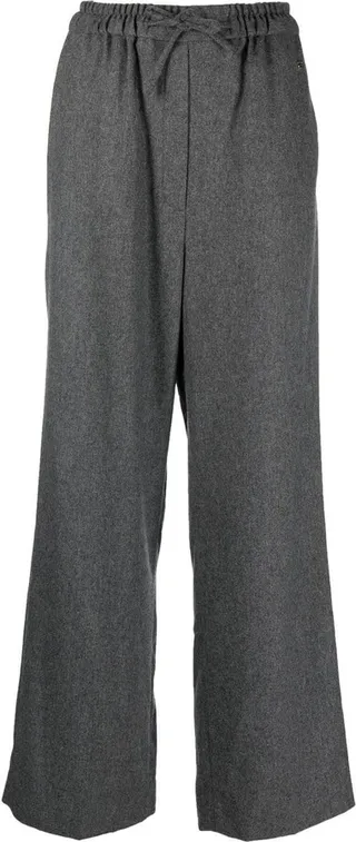 Straight-Leg Drawstring Trousers