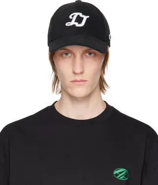 ADER error Black Six-Panel Variant Cap
