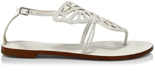 Butterfly Glitter Thong Sandals