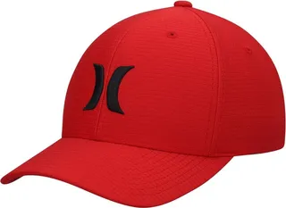 Men's Hurley Red H2O-Dri Pismo Flex Fit Hat