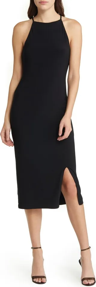 Crossback Halter Dress