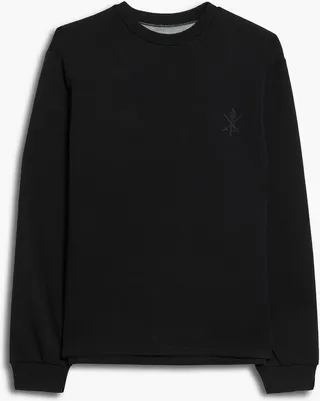 Embroidered jersey sweatshirt