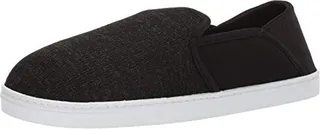 Dearfoams Men's Knit Fold Down Closed Back Slipper