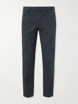 Venezia 1951 Slim-Fit Stretch-Cotton Trousers