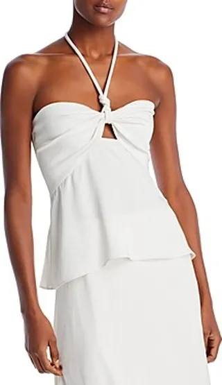 A.l.c. Anita Silk Halter Top