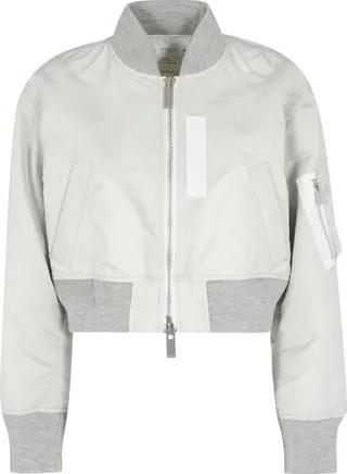 Sacai Zip-Up Bomber Jacket